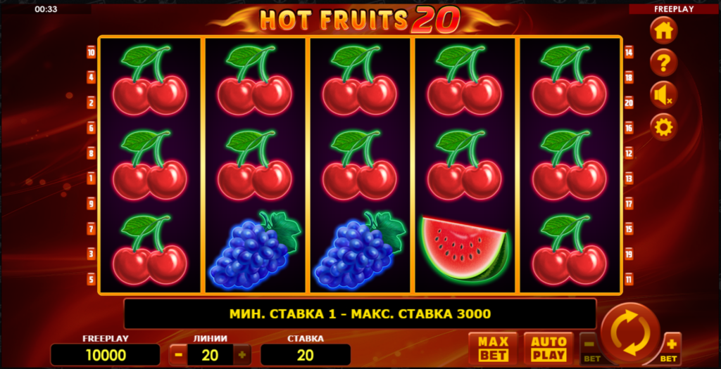 Гениальный слот Hot Fruits в Пинап Украина